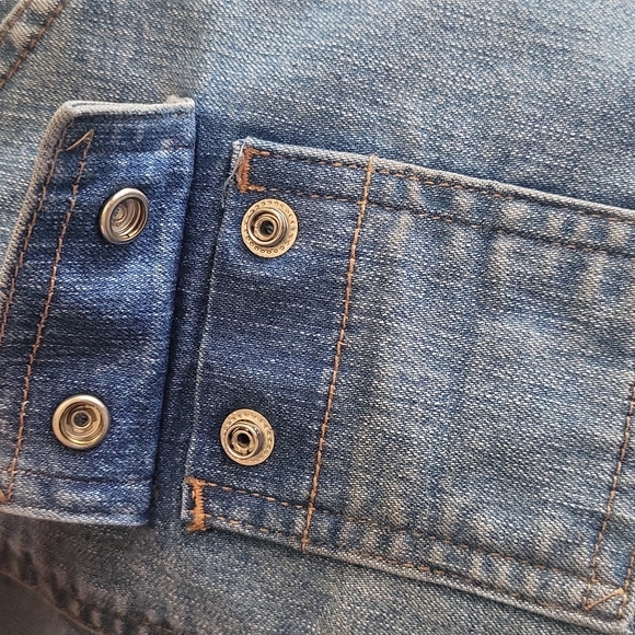 Carolina Blues Women's Jean Skirt, Light Wash Blue, Size 8 - Picture 8 of 9